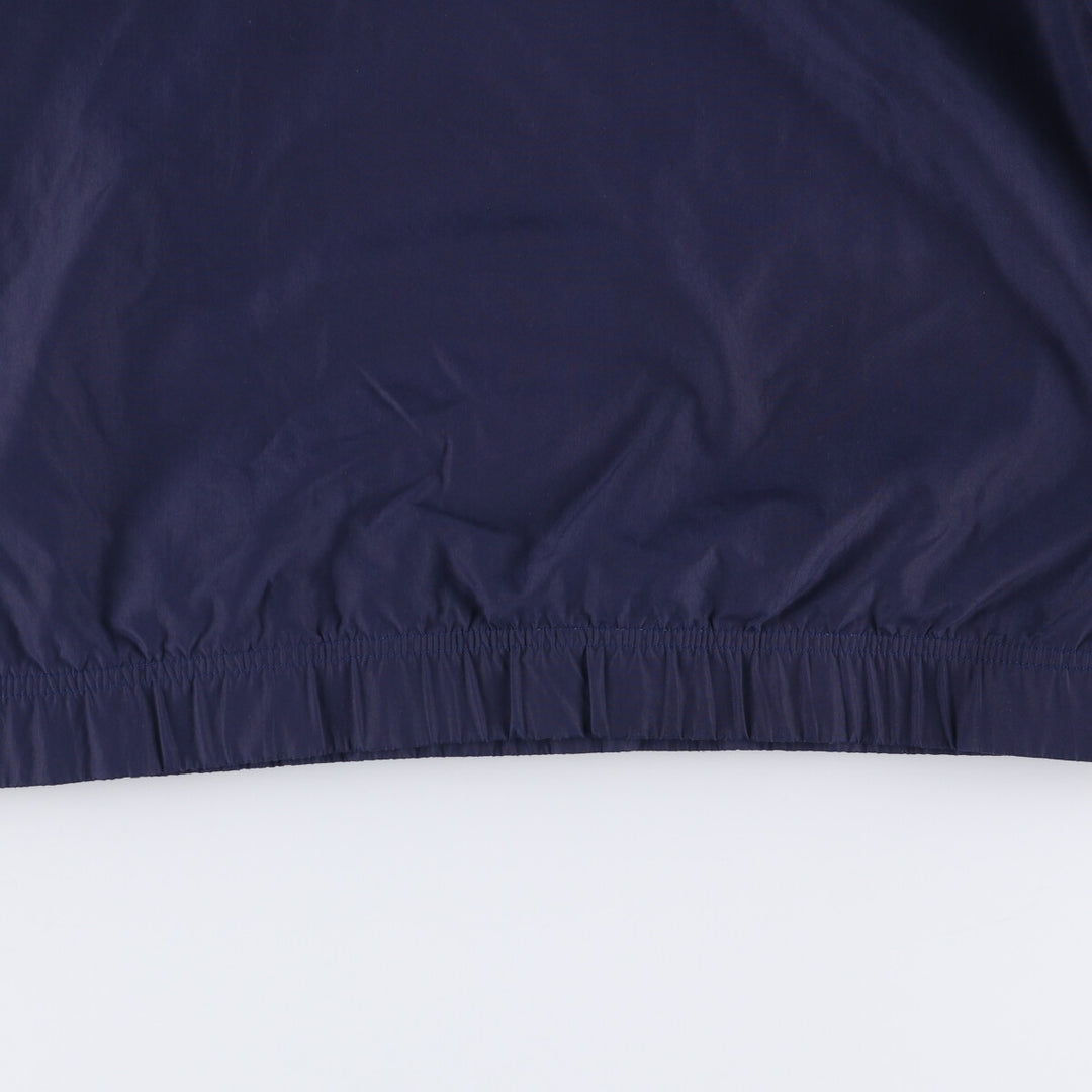 2000'S Adidas V-neck warm-up pullover, men's size XXL polyester navy blue type Vintage Second Hand