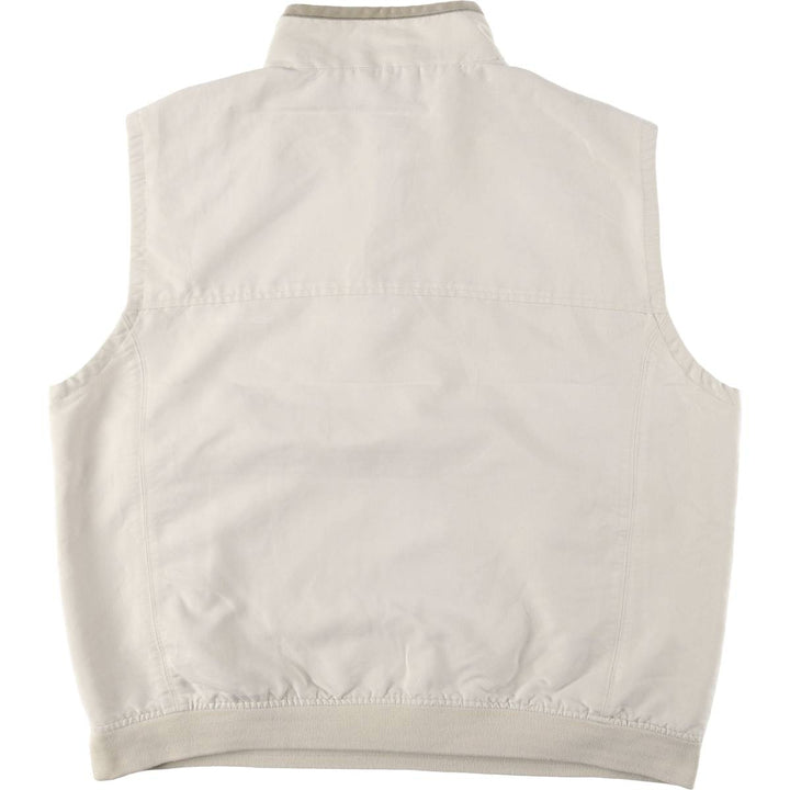 Ralph Lauren CHAPS Half-Zip Chaps Vest, Men's XL Rayon Beige type Vintage Second Hand