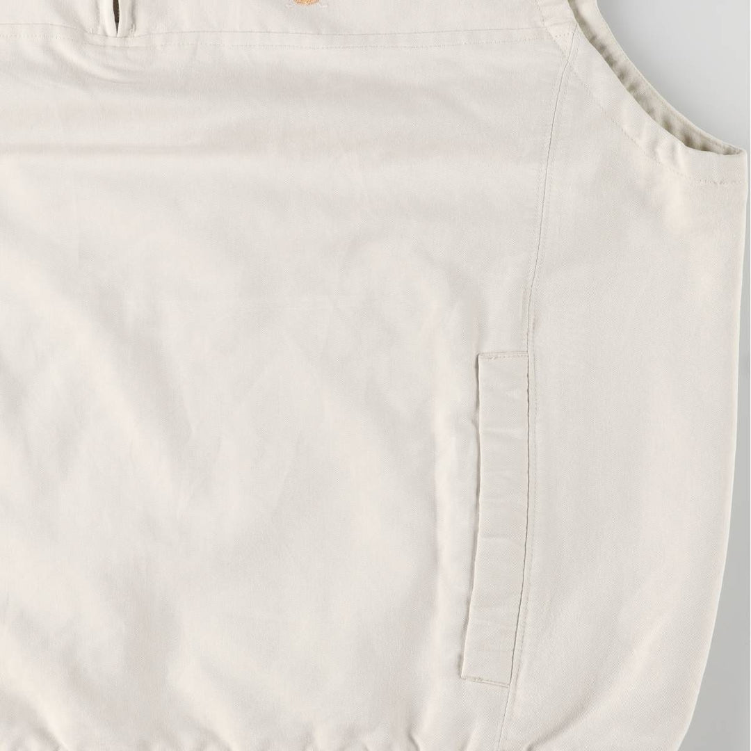 Ralph Lauren CHAPS Half-Zip Chaps Vest, Men's XL Rayon Beige type Vintage Second Hand