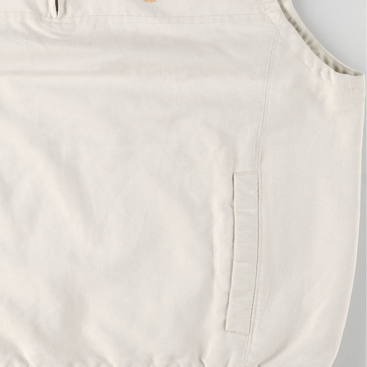 Ralph Lauren CHAPS Half-Zip Chaps Vest, Men's XL Rayon Beige type Vintage Second Hand
