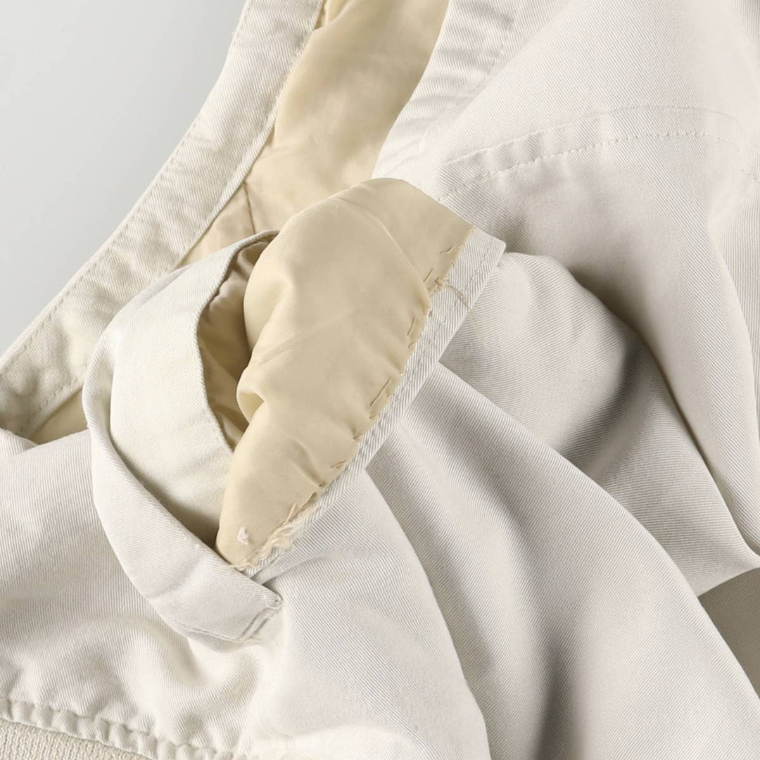 Ralph Lauren CHAPS Half-Zip Chaps Vest, Men's XL Rayon Beige type Vintage Second Hand