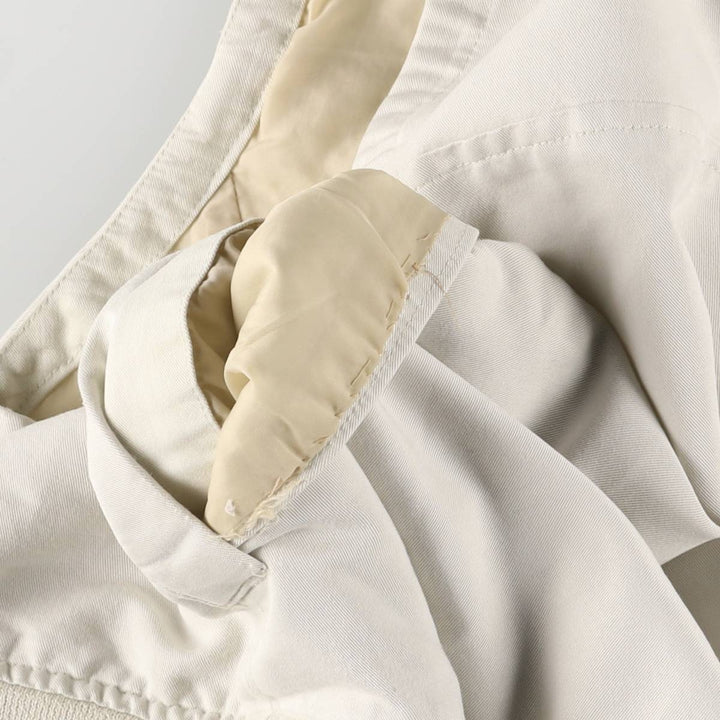 Ralph Lauren CHAPS Half-Zip Chaps Vest, Men's XL Rayon Beige type Vintage Second Hand