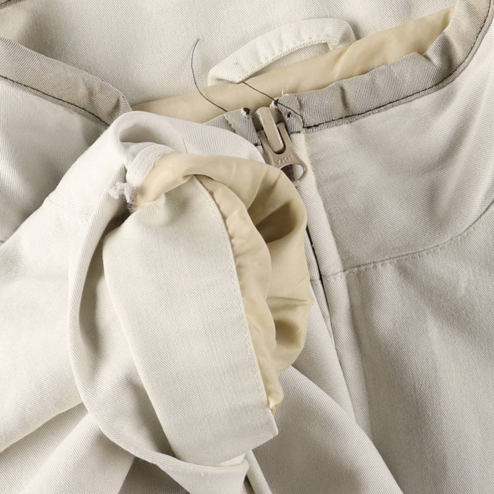 Ralph Lauren CHAPS Half-Zip Chaps Vest, Men's XL Rayon Beige type Vintage Second Hand