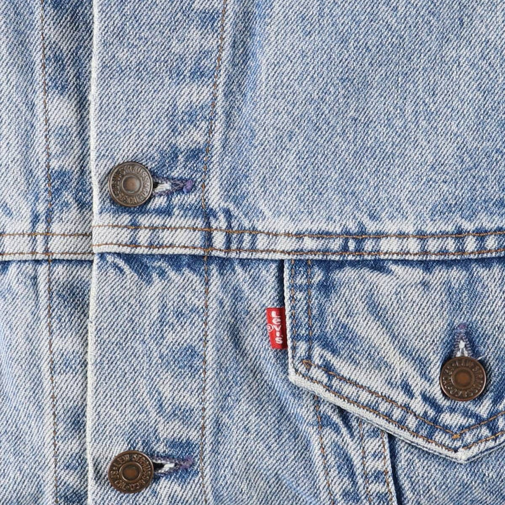 90'S Levi's Cut-Off Denim Vest, Made in USA, Men's Size Medium cotton blue type Vintage Second Hand