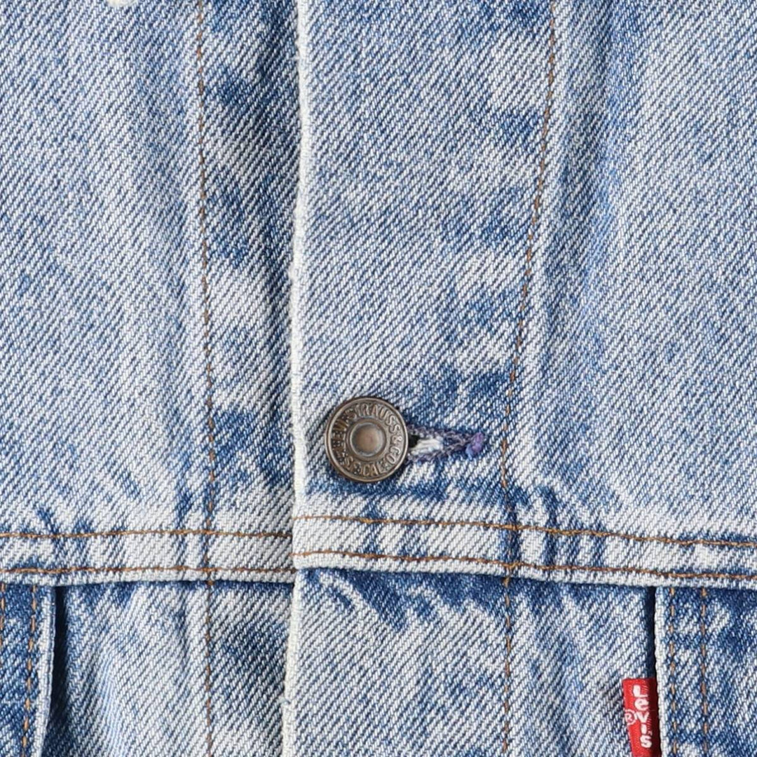 90'S Levi's Cut-Off Denim Vest, Made in USA, Men's Size Medium cotton blue type Vintage Second Hand