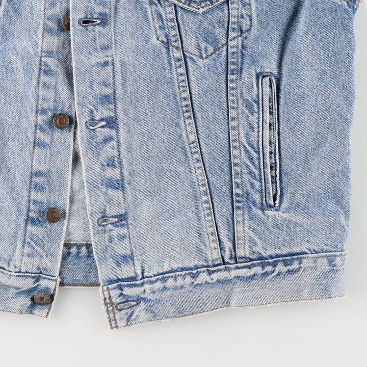 90'S Levi's Cut-Off Denim Vest, Made in USA, Men's Size Medium cotton blue type Vintage Second Hand
