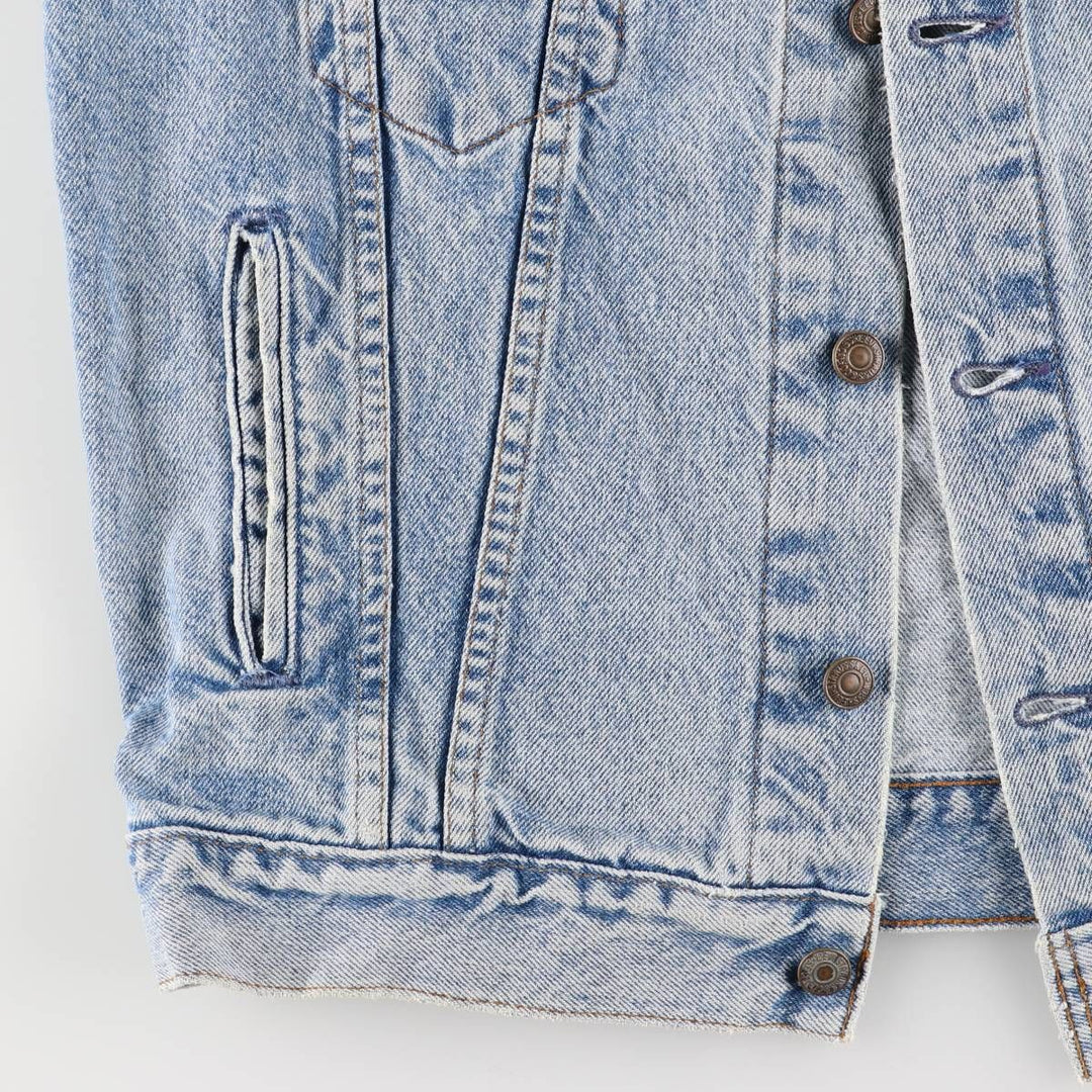 90'S Levi's Cut-Off Denim Vest, Made in USA, Men's Size Medium cotton blue type Vintage Second Hand