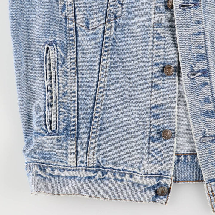 90'S Levi's Cut-Off Denim Vest, Made in USA, Men's Size Medium cotton blue type Vintage Second Hand