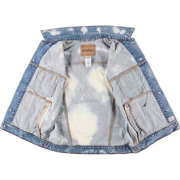 Levi's Signature Cut-Off Denim Vest, Men's Size Medium, Full Button cotton blue type Vintage Second Hand