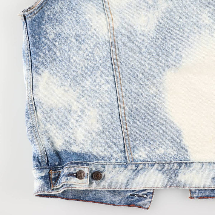 Levi's Signature Cut-Off Denim Vest, Men's Size Medium, Full Button cotton blue type Vintage Second Hand