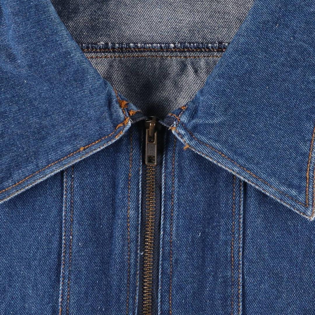 Vintage 1980'S Sierra Pacific denim vest, men's size XXL cotton blue type Vintage Second Hand