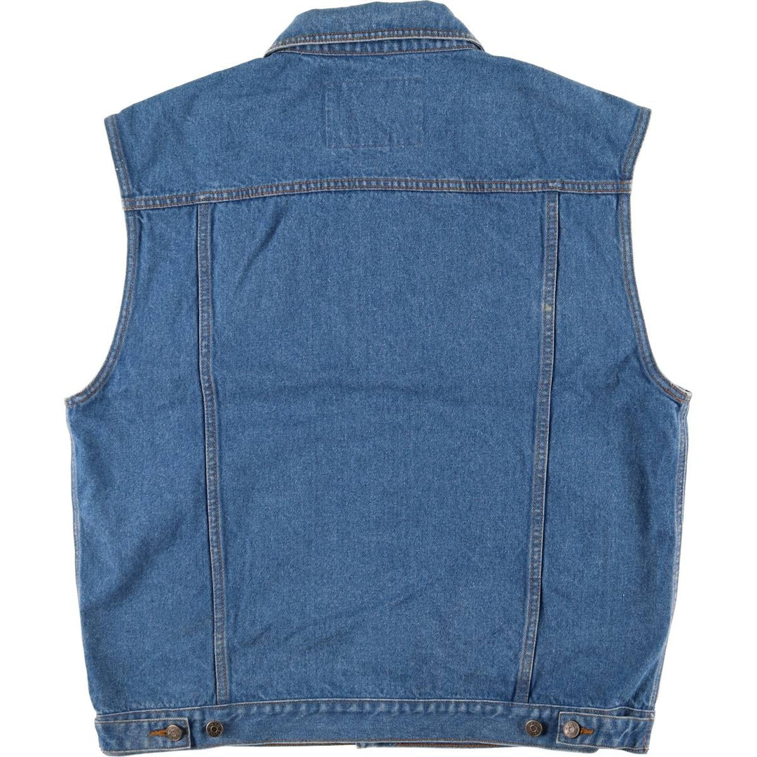 GUIDE GEAR Stars and Stripes Denim Vest, Men's Size XL cotton blue type Vintage Second Hand