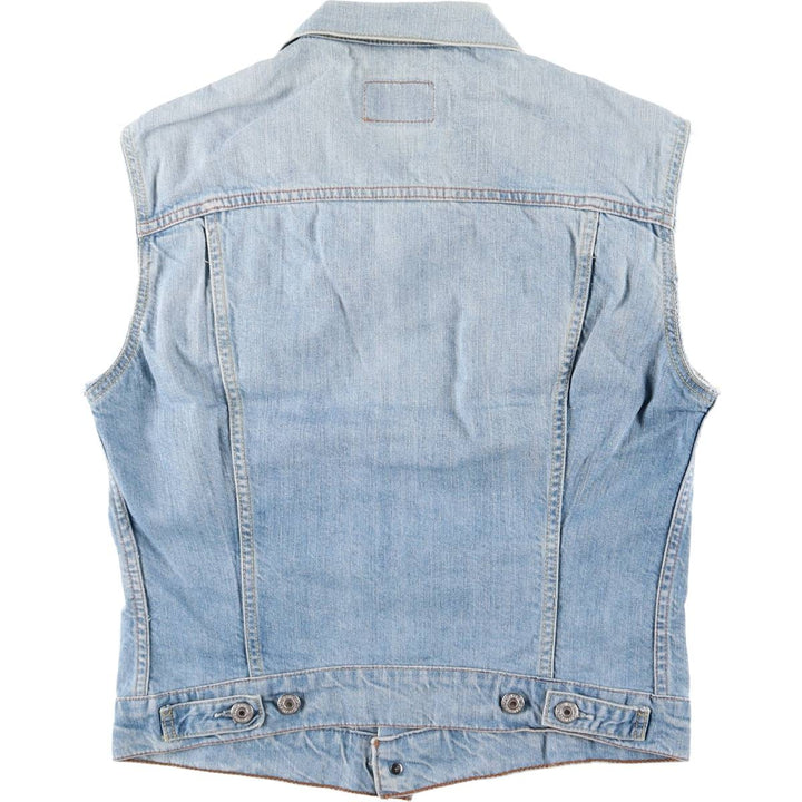 Levi's 70590-89 Open-Front Cut-Off Denim Vest, Women's, Size M, Vintage unclear Blue type light blue Vintage Second Hand