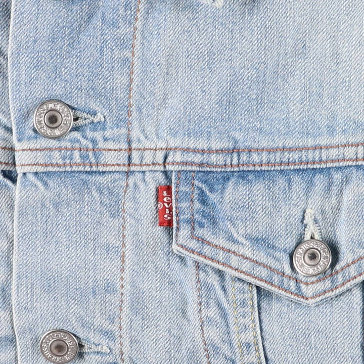 Levi's 70590-89 Open-Front Cut-Off Denim Vest, Women's, Size M, Vintage unclear Blue type light blue Vintage Second Hand