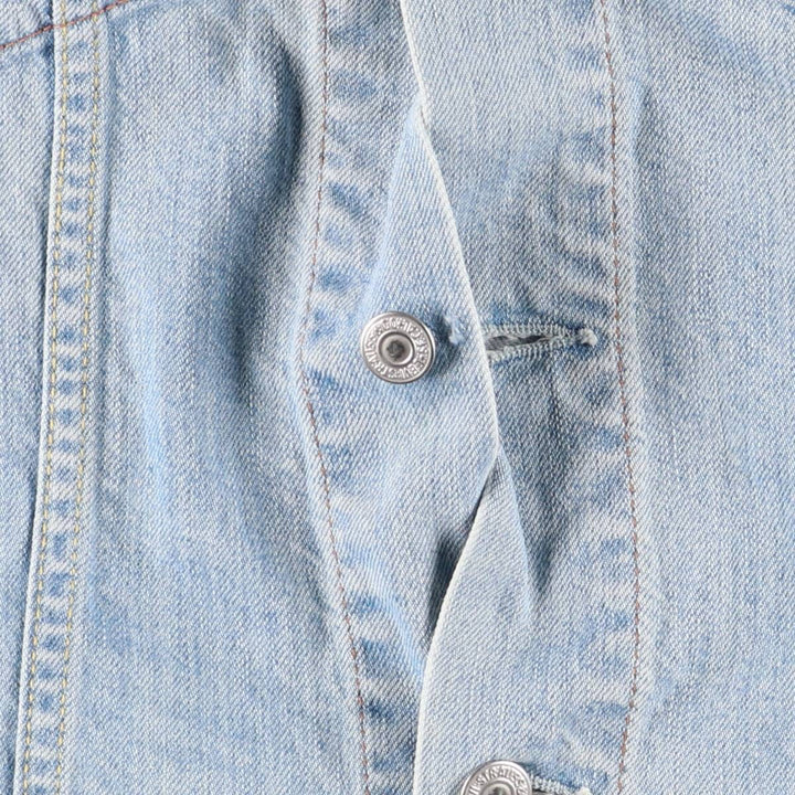 Levi's 70590-89 Open-Front Cut-Off Denim Vest, Women's, Size M, Vintage unclear Blue type light blue Vintage Second Hand