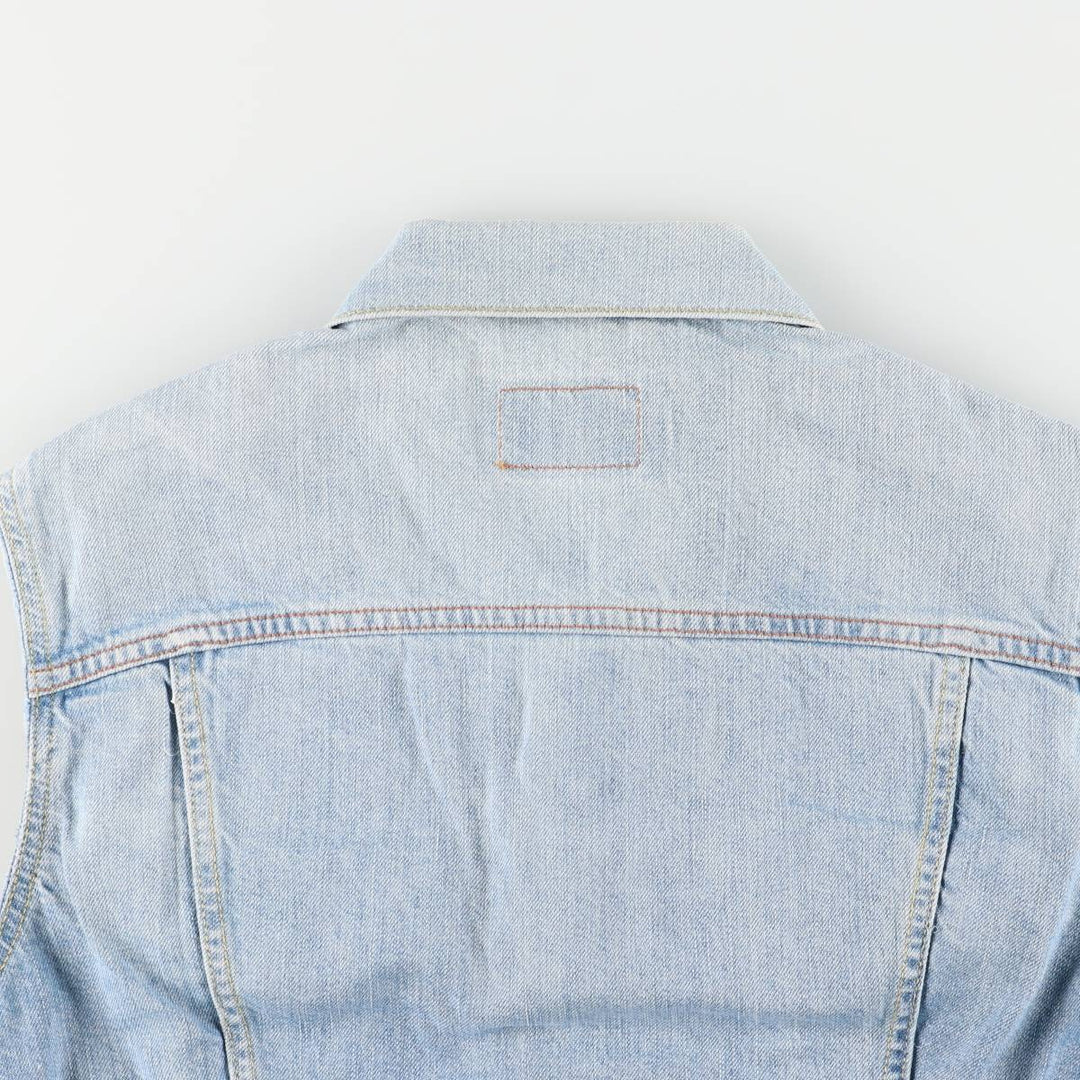 Levi's 70590-89 Open-Front Cut-Off Denim Vest, Women's, Size M, Vintage unclear Blue type light blue Vintage Second Hand
