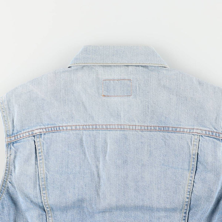Levi's 70590-89 Open-Front Cut-Off Denim Vest, Women's, Size M, Vintage unclear Blue type light blue Vintage Second Hand