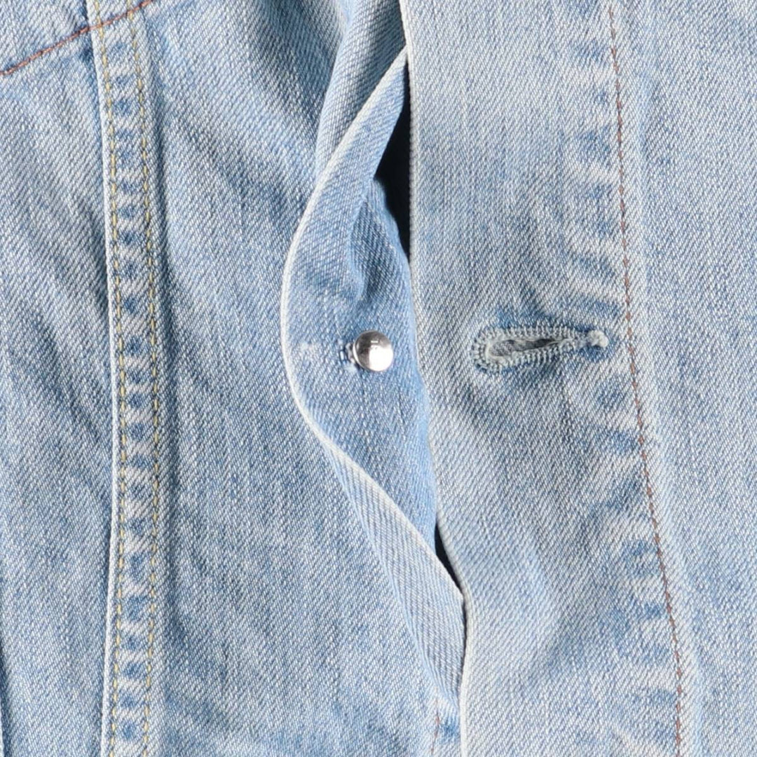 Levi's 70590-89 Open-Front Cut-Off Denim Vest, Women's, Size M, Vintage unclear Blue type light blue Vintage Second Hand