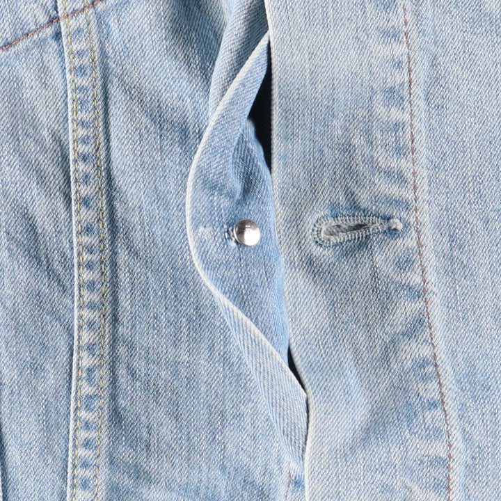 Levi's 70590-89 Open-Front Cut-Off Denim Vest, Women's, Size M, Vintage unclear Blue type light blue Vintage Second Hand