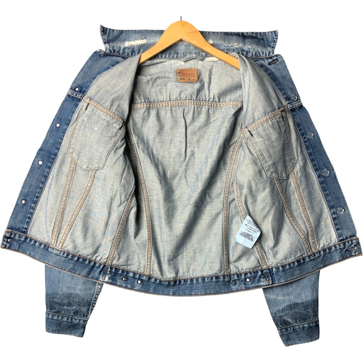 2000'S Levi's 70500-0498 Euro Model Denim Jacket, Men's Size L cotton blue type Vintage Second Hand