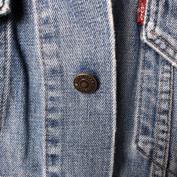 2000'S Levi's 70500-0498 Euro Model Denim Jacket, Men's Size L cotton blue type Vintage Second Hand