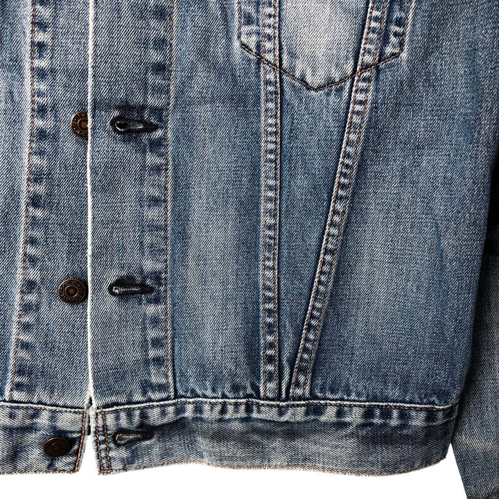 2000'S Levi's 70500-0498 Euro Model Denim Jacket, Men's Size L cotton blue type Vintage Second Hand