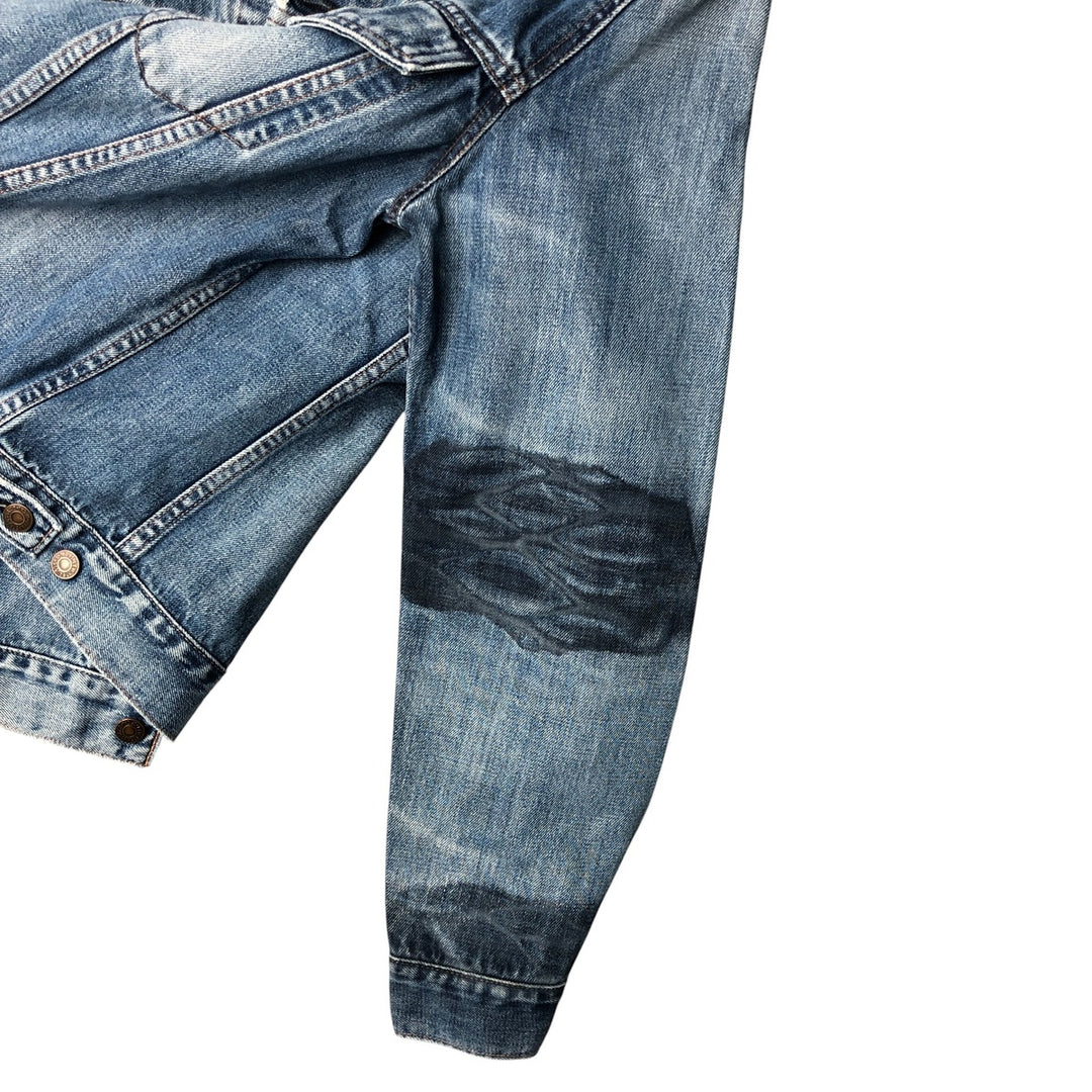 2000'S Levi's 70500-0498 Euro Model Denim Jacket, Men's Size L cotton blue type Vintage Second Hand