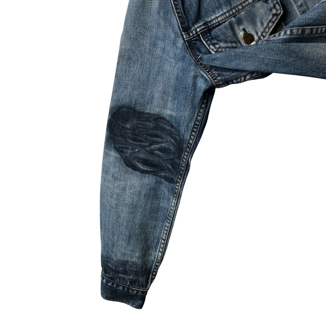 2000'S Levi's 70500-0498 Euro Model Denim Jacket, Men's Size L cotton blue type Vintage Second Hand