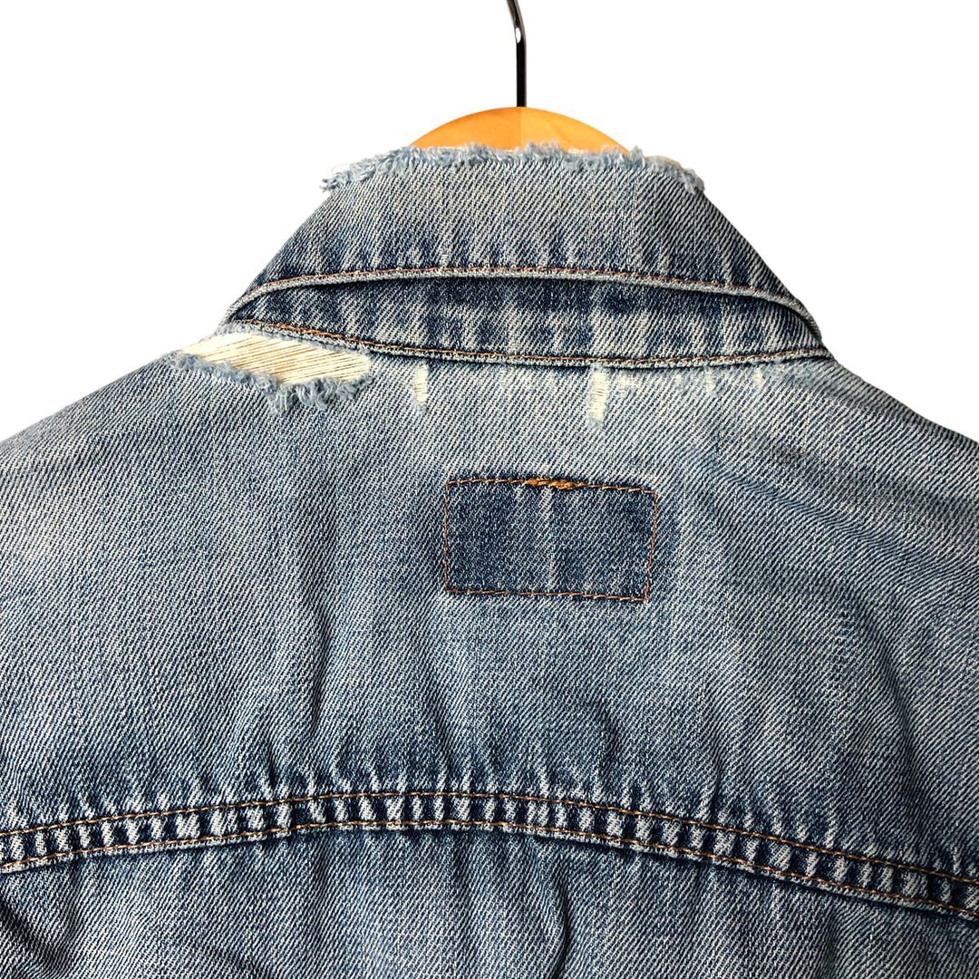2000'S Levi's 70500-0498 Euro Model Denim Jacket, Men's Size L cotton blue type Vintage Second Hand
