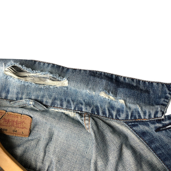 2000'S Levi's 70500-0498 Euro Model Denim Jacket, Men's Size L cotton blue type Vintage Second Hand