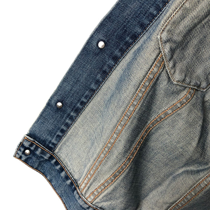 2000'S Levi's 70500-0498 Euro Model Denim Jacket, Men's Size L cotton blue type Vintage Second Hand