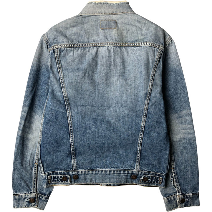 2000'S Levi's 70550-0487 Euro Model Denim Jacket, Men's Size Small cotton blue type Vintage Second Hand