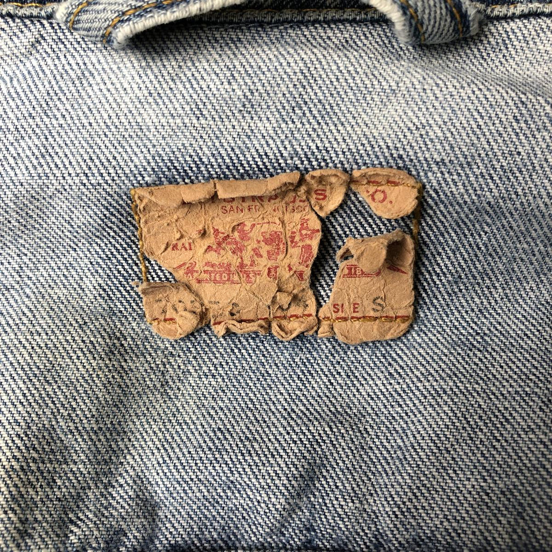 2000'S Levi's 70550-0487 Euro Model Denim Jacket, Men's Size Small cotton blue type Vintage Second Hand