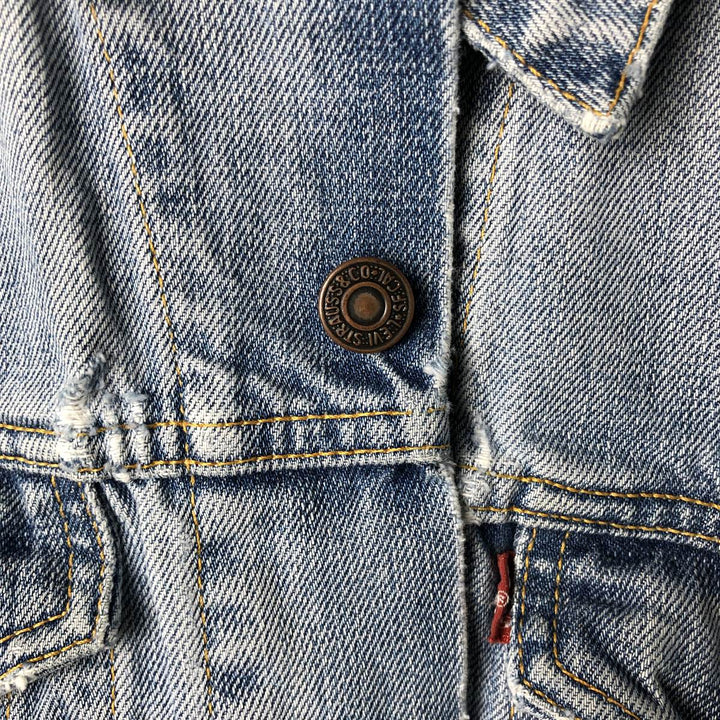 2000'S Levi's 70550-0487 Euro Model Denim Jacket, Men's Size Small cotton blue type Vintage Second Hand
