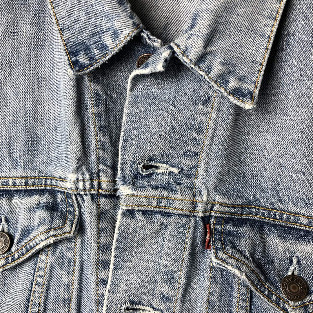2000'S Levi's 70550-0487 Euro Model Denim Jacket, Men's Size Small cotton blue type Vintage Second Hand