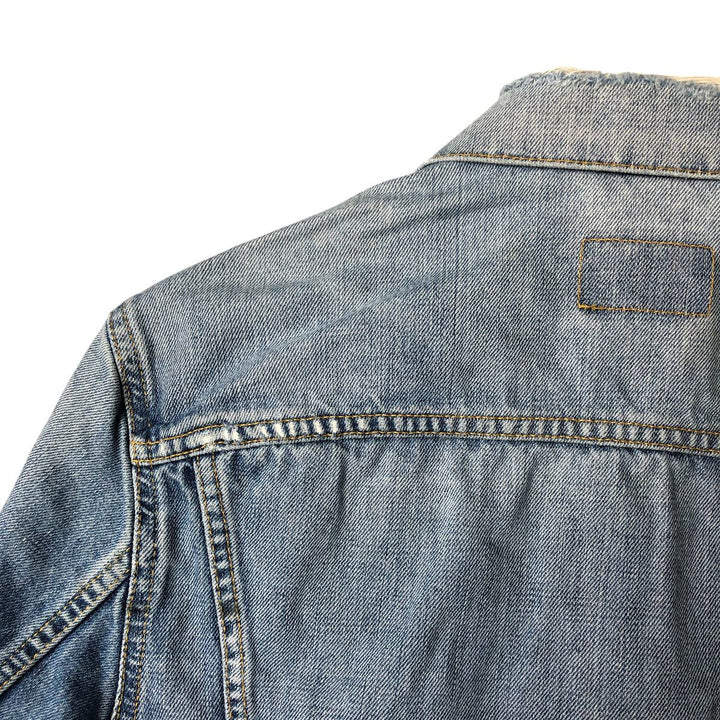 2000'S Levi's 70550-0487 Euro Model Denim Jacket, Men's Size Small cotton blue type Vintage Second Hand