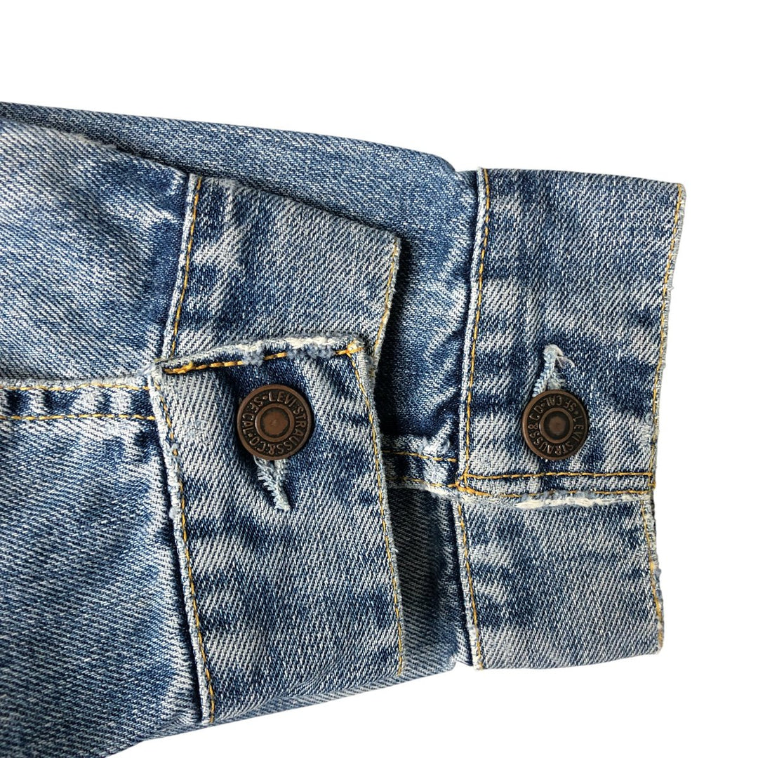 2000'S Levi's 70550-0487 Euro Model Denim Jacket, Men's Size Small cotton blue type Vintage Second Hand