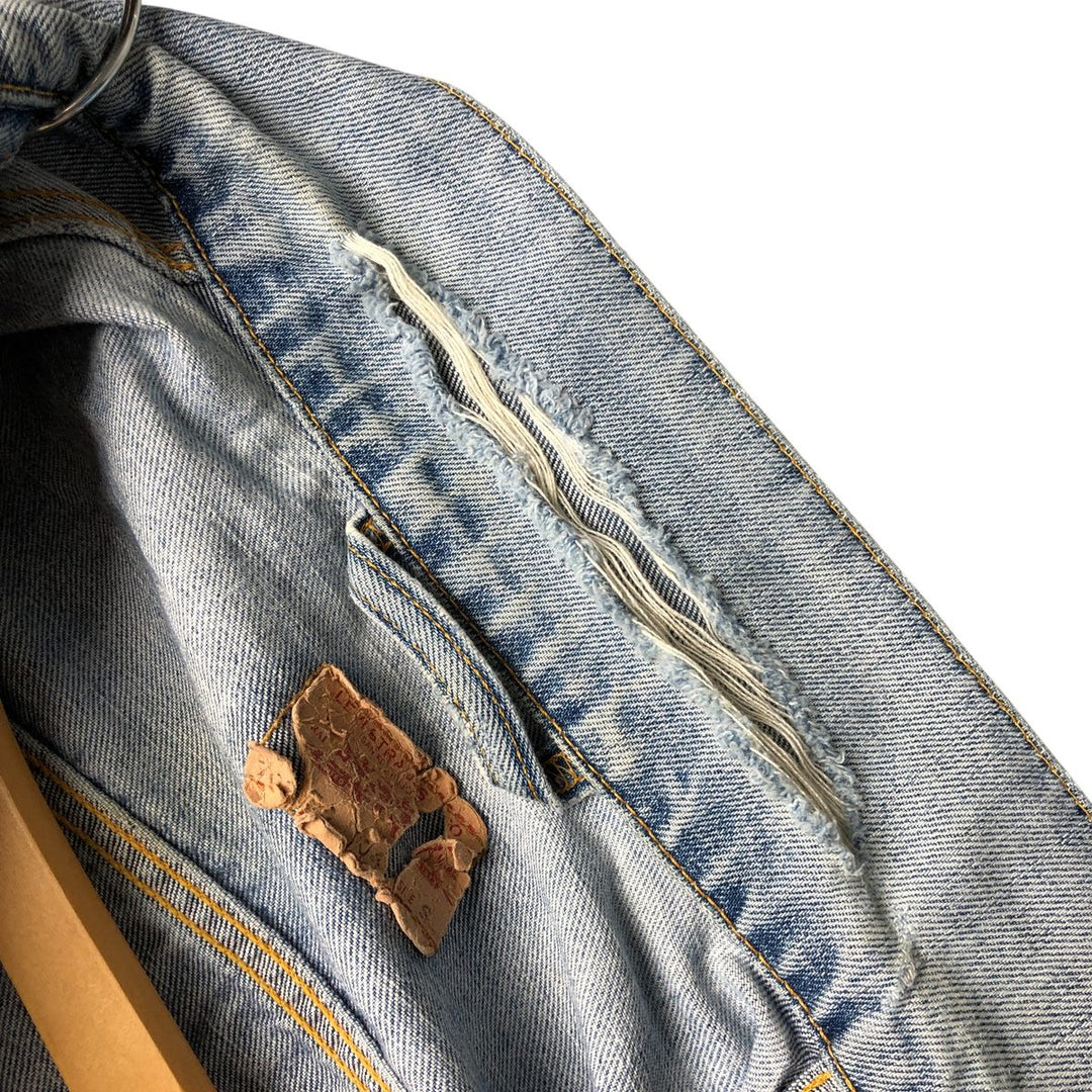 2000'S Levi's 70550-0487 Euro Model Denim Jacket, Men's Size Small cotton blue type Vintage Second Hand