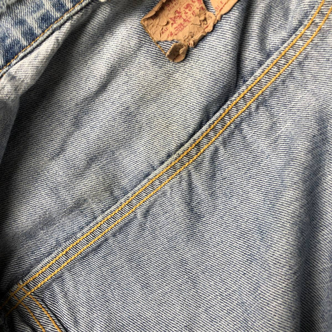 2000'S Levi's 70550-0487 Euro Model Denim Jacket, Men's Size Small cotton blue type Vintage Second Hand