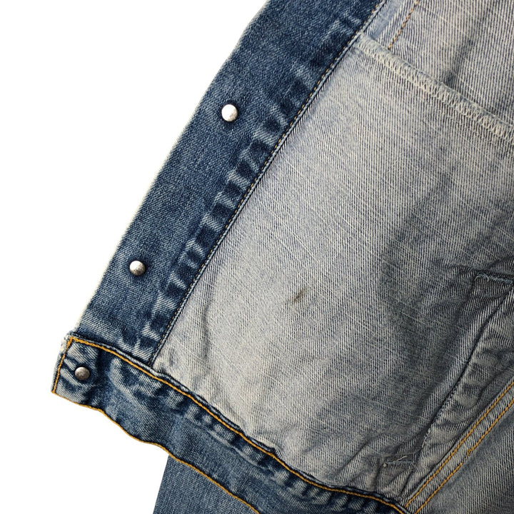 2000'S Levi's 70550-0487 Euro Model Denim Jacket, Men's Size Small cotton blue type Vintage Second Hand