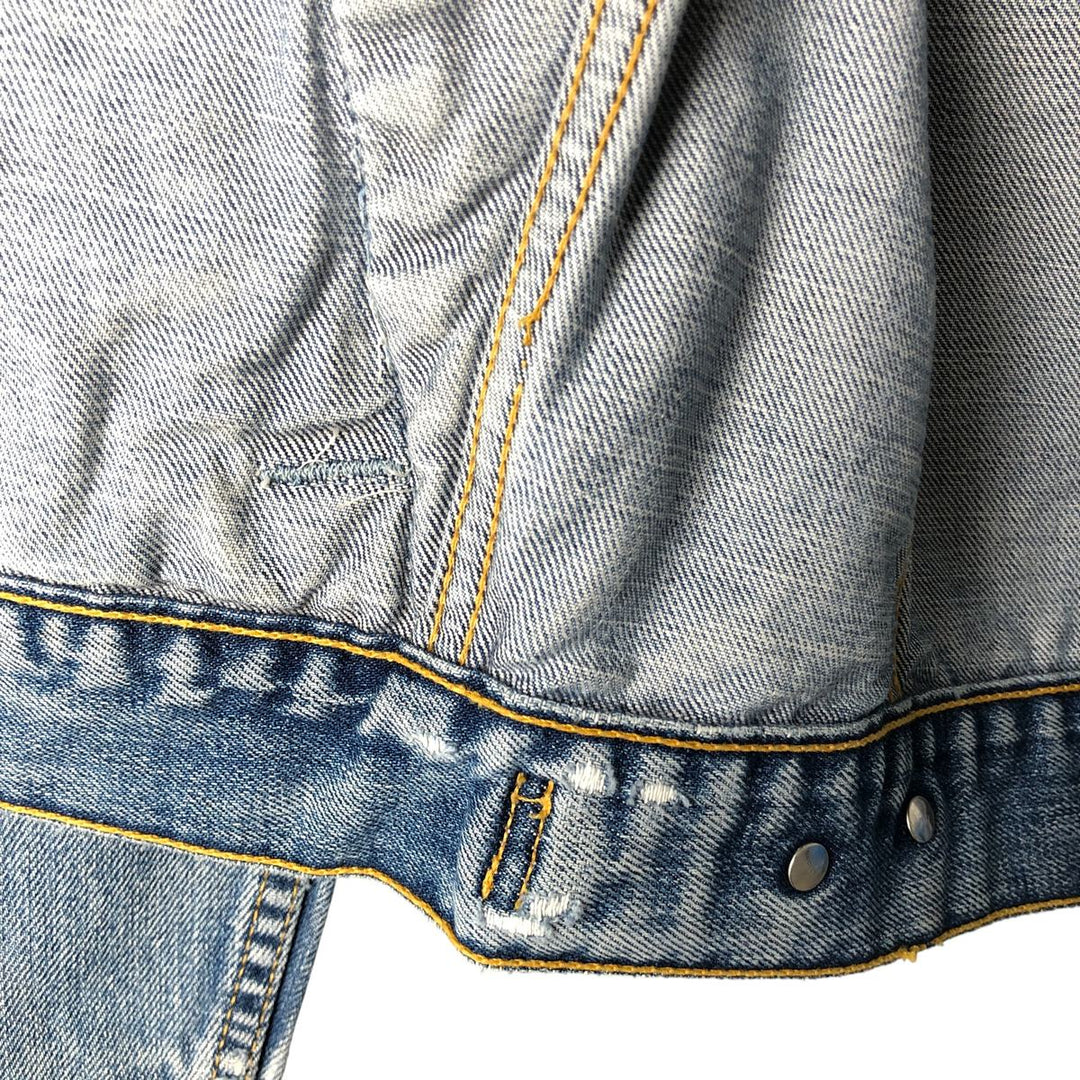 2000'S Levi's 70550-0487 Euro Model Denim Jacket, Men's Size Small cotton blue type Vintage Second Hand