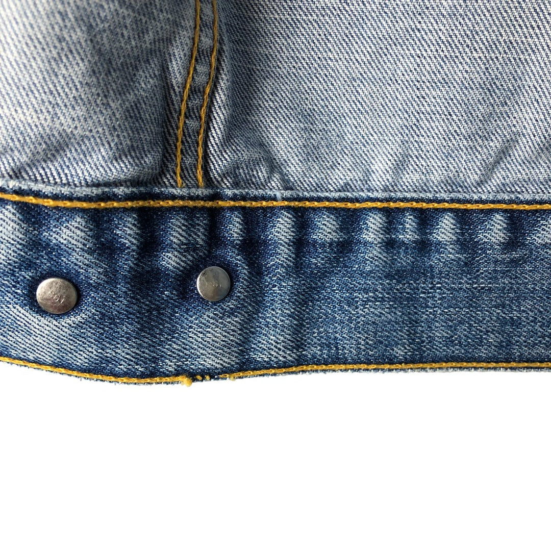 2000'S Levi's 70550-0487 Euro Model Denim Jacket, Men's Size Small cotton blue type Vintage Second Hand