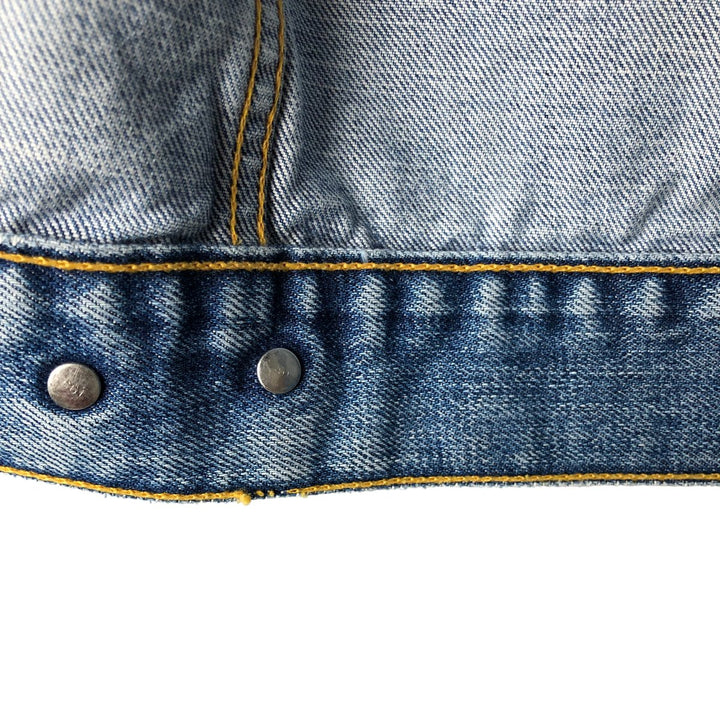 2000'S Levi's 70550-0487 Euro Model Denim Jacket, Men's Size Small cotton blue type Vintage Second Hand