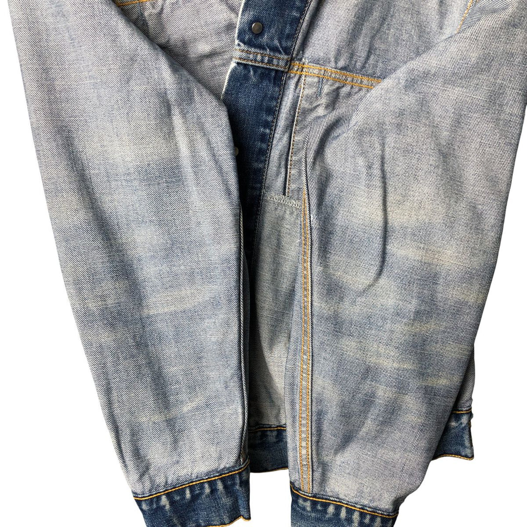 2000'S Levi's 70550-0487 Euro Model Denim Jacket, Men's Size Small cotton blue type Vintage Second Hand