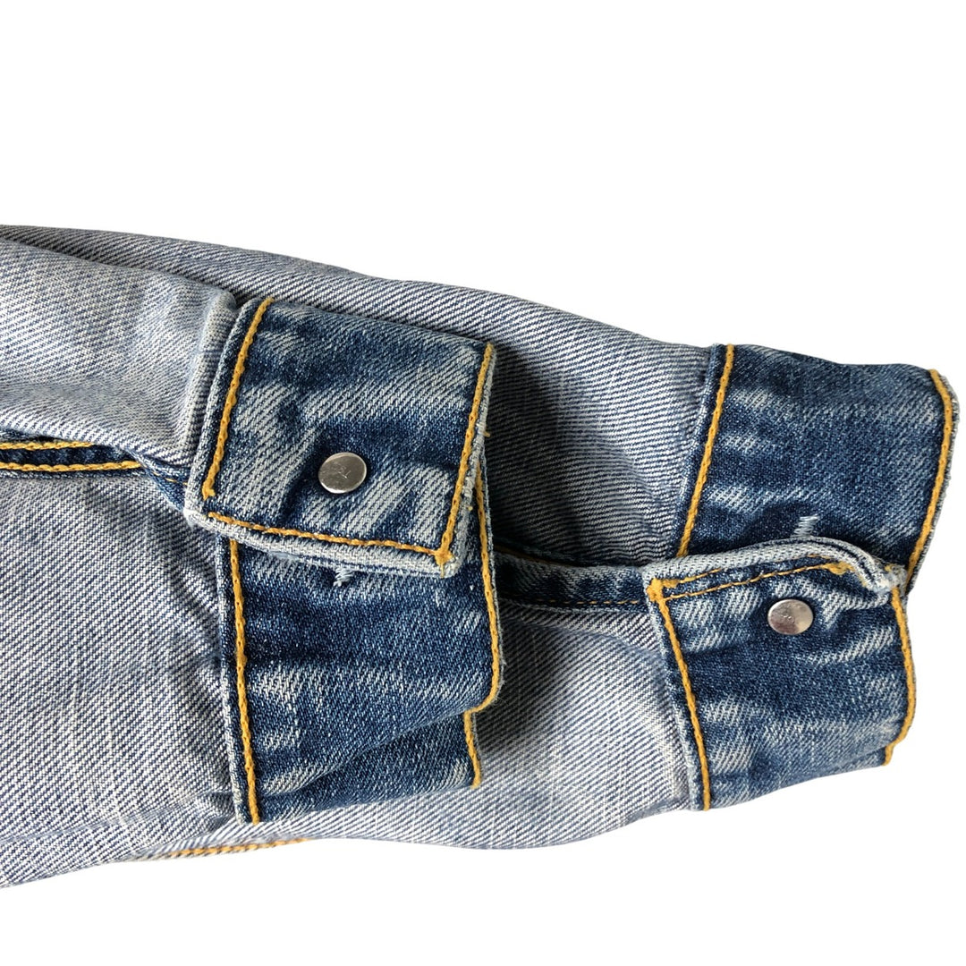 2000'S Levi's 70550-0487 Euro Model Denim Jacket, Men's Size Small cotton blue type Vintage Second Hand