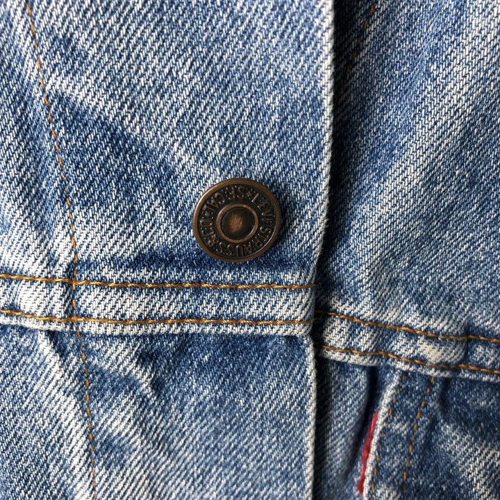 Vintage 1980'S Levi's 70503-0215 denim jacket, size M, men's cotton blue type Vintage Second Hand