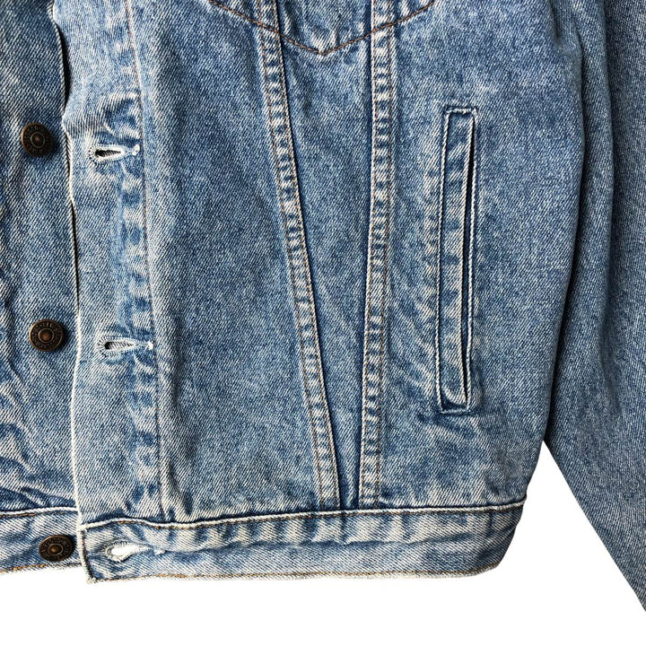 Vintage 1980'S Levi's 70503-0215 denim jacket, size M, men's cotton blue type Vintage Second Hand