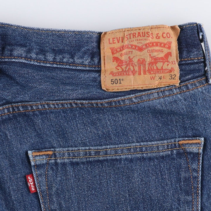 Levi's 501 straight denim pants for men, size W35 cotton blue type Vintage Second Hand