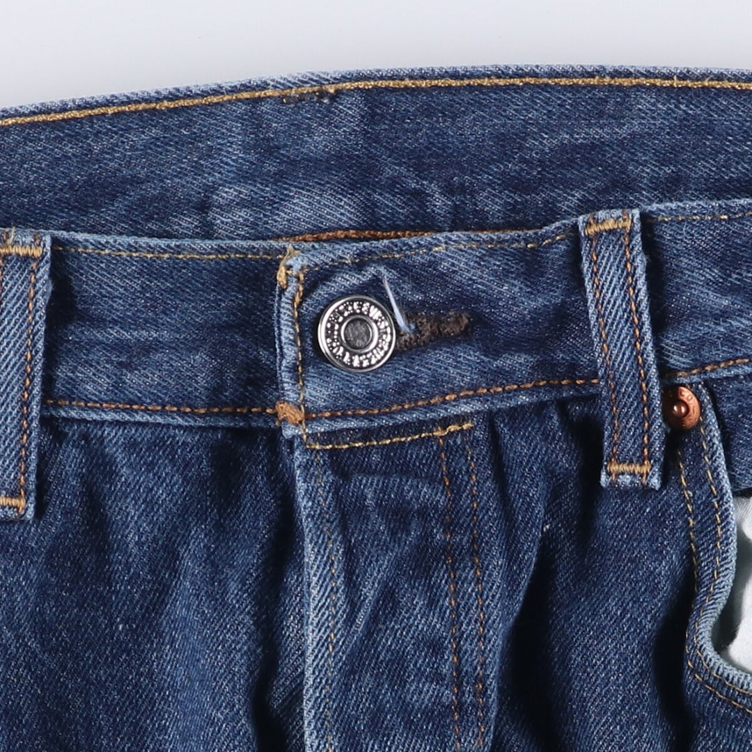 Levi's 501 straight denim pants for men, size W35 cotton blue type Vintage Second Hand