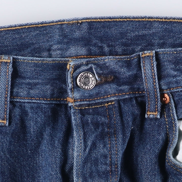 Levi's 501 straight denim pants for men, size W35 cotton blue type Vintage Second Hand